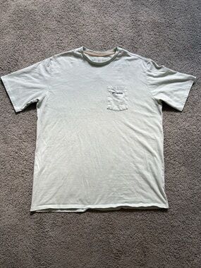 Patagonia Short Sleeve Pocket T Shirt Mens Size L Green Regular Fit Outdoor